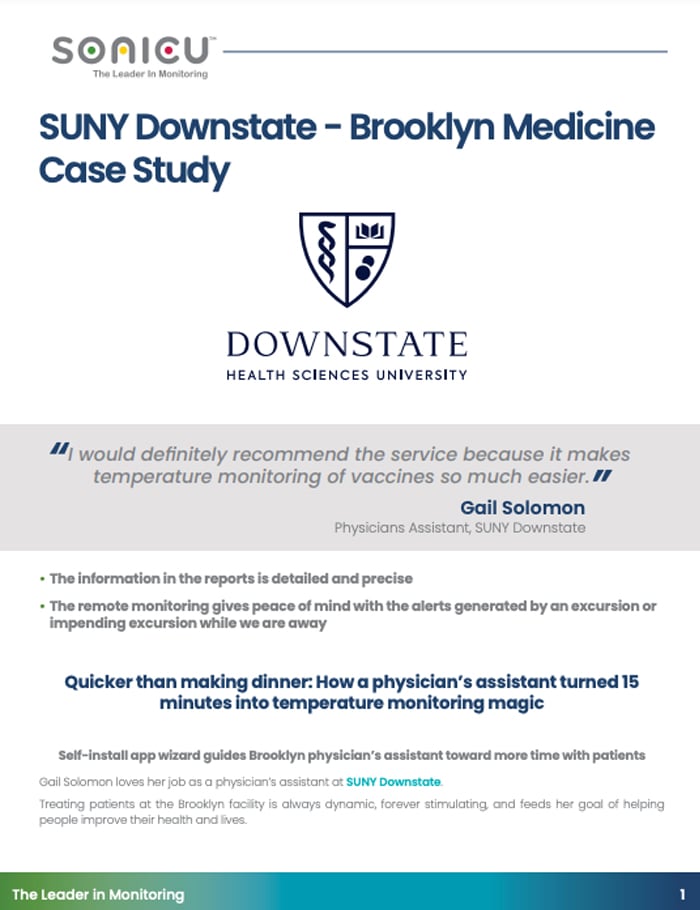 Sonicu | SUNYVaccine Monitoring